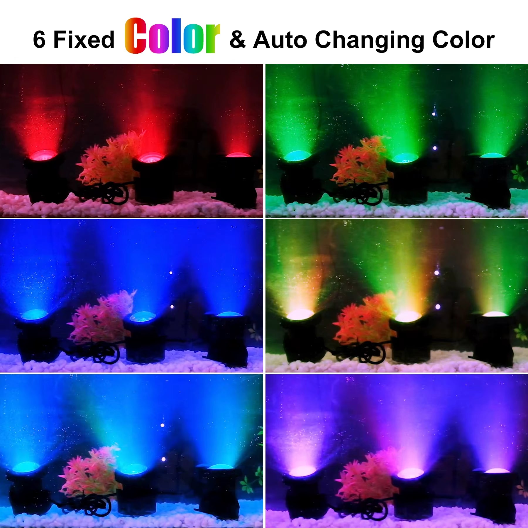 2/4/3/5 RGB Solar Light Outdoors IP68 Solar Lawn Light Pool Light Solar Power Light for Garden Path Decor Underwater Light