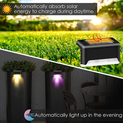 Solar Pool Side Lights 4-Pack, Color Changing Waterproof Light up Swimming Pool