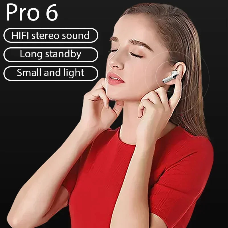 Pro 6 - Bluetooth Earphones Wireless