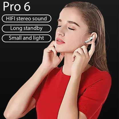 Pro 6 - Bluetooth Earphones Wireless